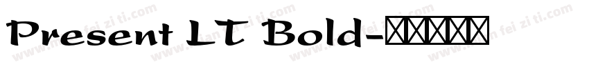 Present LT Bold字体转换